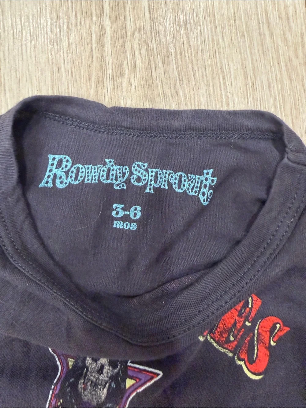 Black Graphic Kids Guns N Roses One-Piece